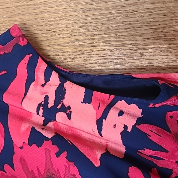 JonesWear Dress Red floral - Picture 4 of 4